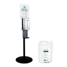 Lataa kuva Galleria-katseluun, Steril Käsidesiautomaatti | jalalla + 5L käsidesikanisteri