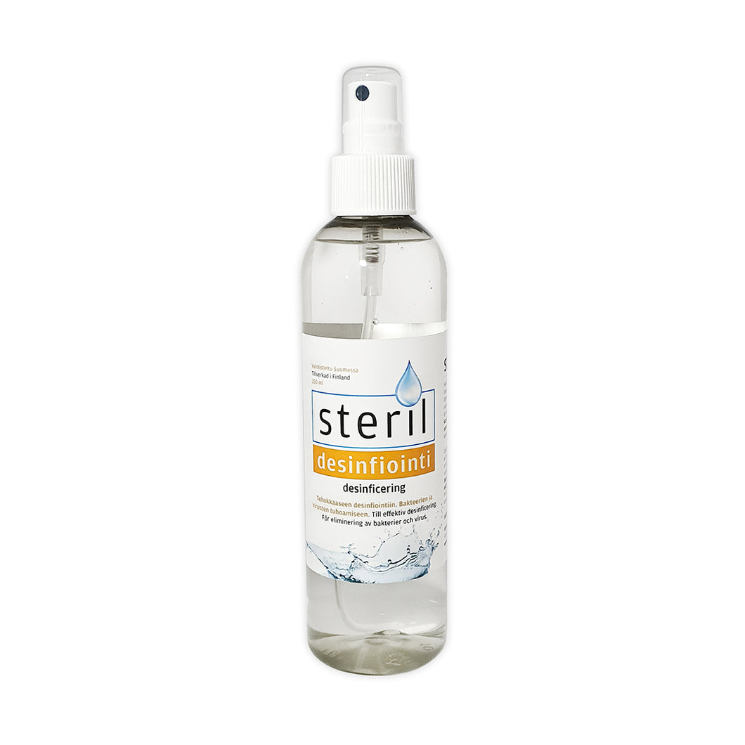 Steril Desinfiointi spraypullo 250ml (40kpl)